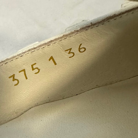 Valentino Garavani Cream White Rockstud Ankle Strap Heels - Picture 9 of 12